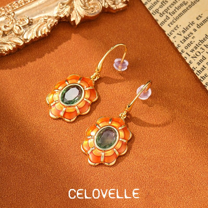 Ophelia Muse Floral Fringe Drop Earrings product image 4