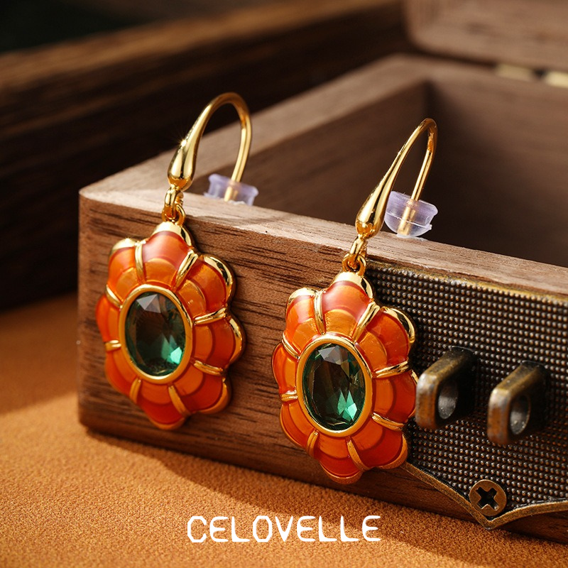 Ophelia Muse Floral Fringe Drop Earrings product image 7