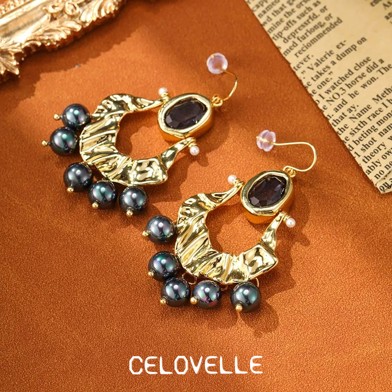 Seraphine Gleam Pearl Fringe Drop Earrings product image 2