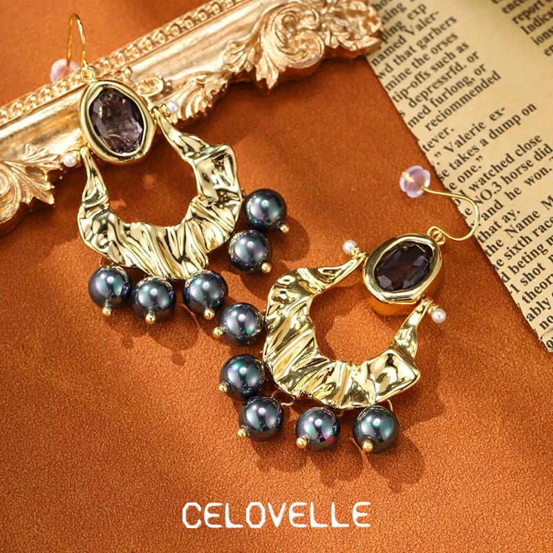 Seraphine Gleam Pearl Fringe Drop Earrings product image 4