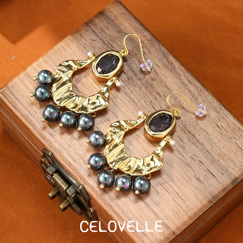 Seraphine Gleam Pearl Fringe Drop Earrings product image 5