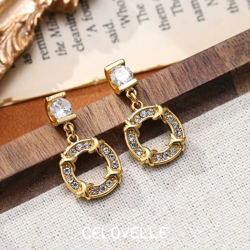 Elara Bloom Crystal Stud Earrings product image 1