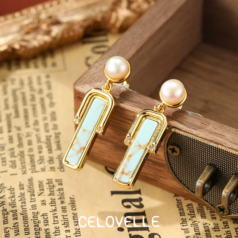 Rosalie Bloom Pearl Drop Earrings product image 1