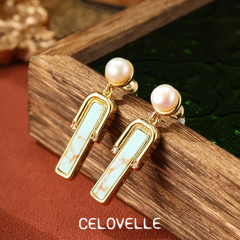 Rosalie Bloom Pearl Drop Earrings product image 2