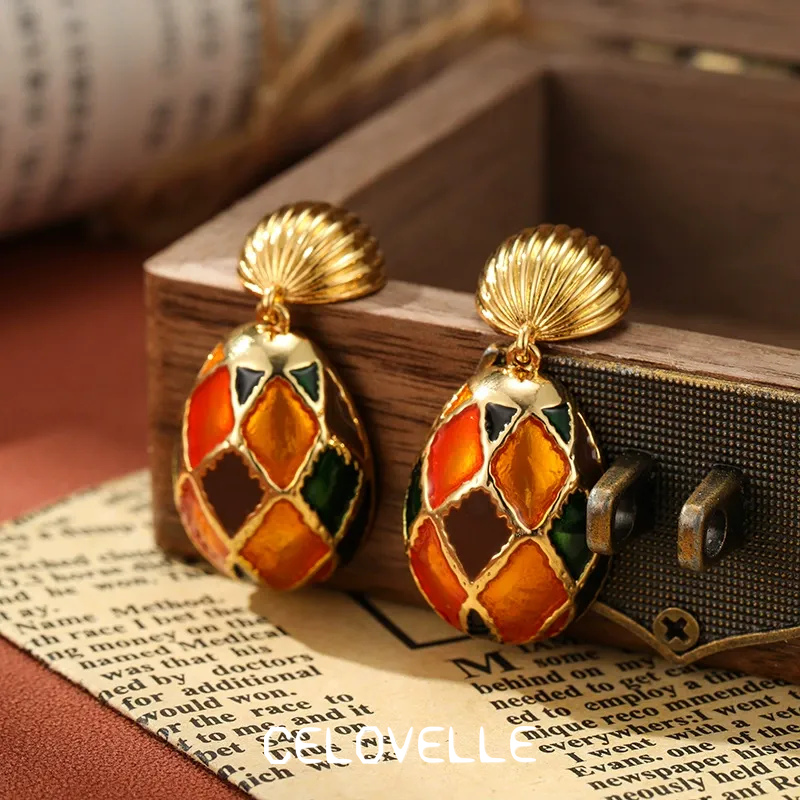 Thalia Bloom Enamel Stud Earrings product image 1
