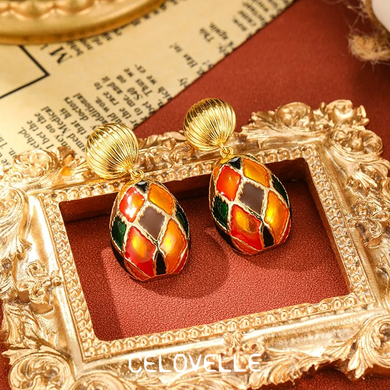 Thalia Bloom Enamel Stud Earrings product image 2