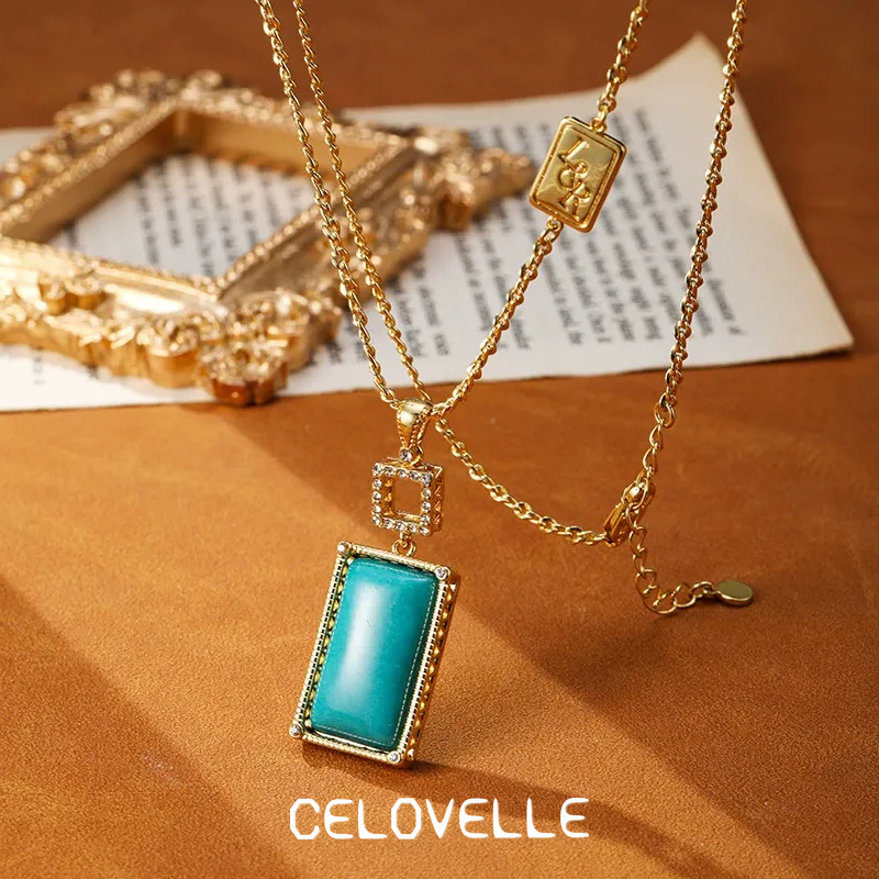 Aurelia Halo Geometric Pendant Necklace product image 1