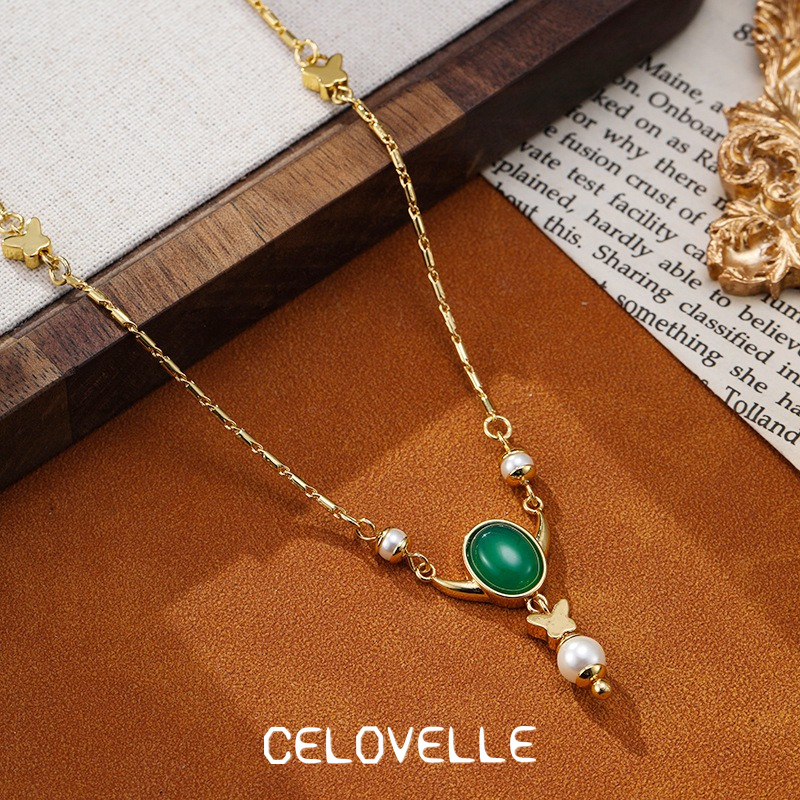 Valentina Reverie Pearl Butterfly Pendant Necklace product image 7