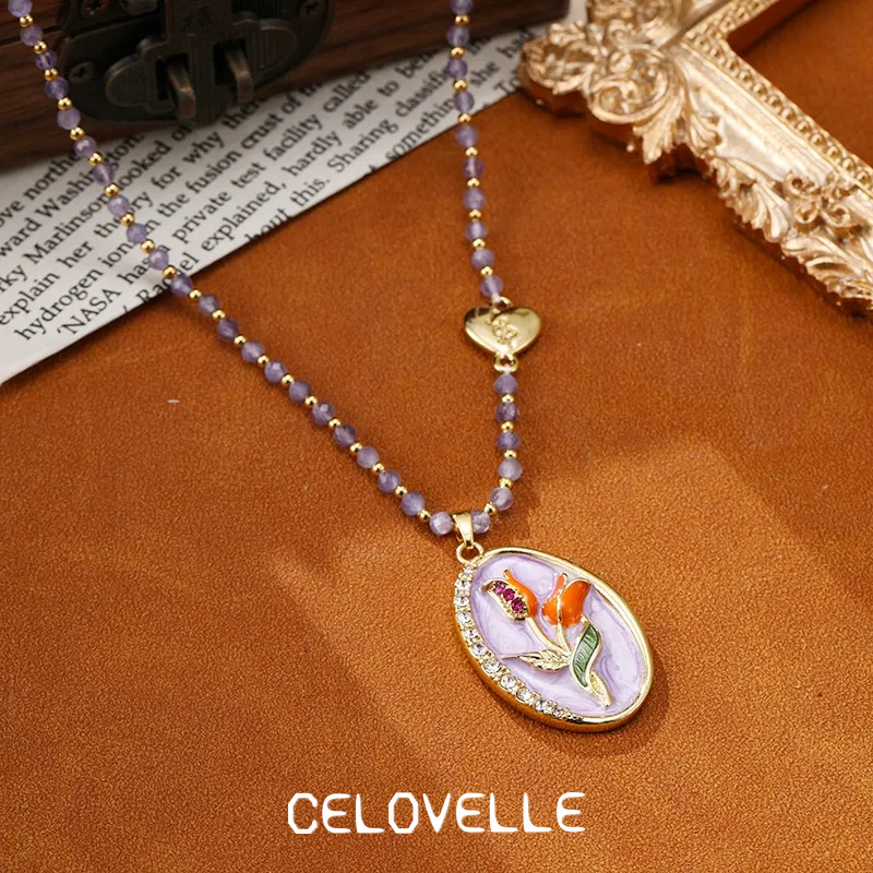 Sabine Nocturne Cat-Eye Pendant Necklace product image 1