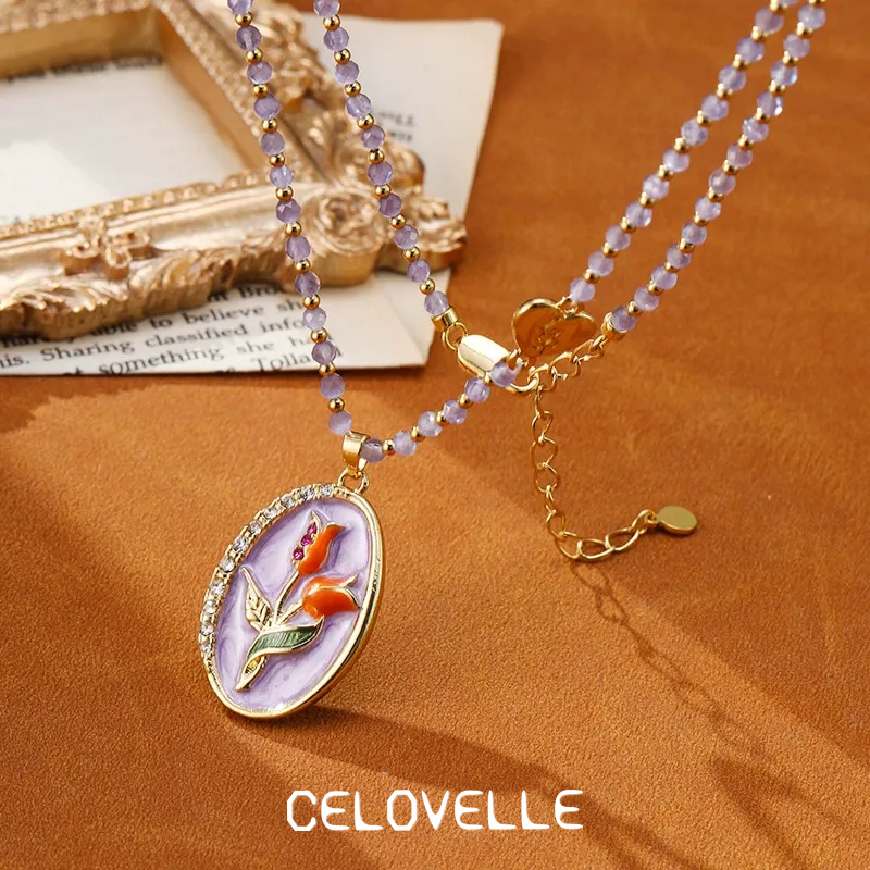 Sabine Nocturne Cat-Eye Pendant Necklace product image 3