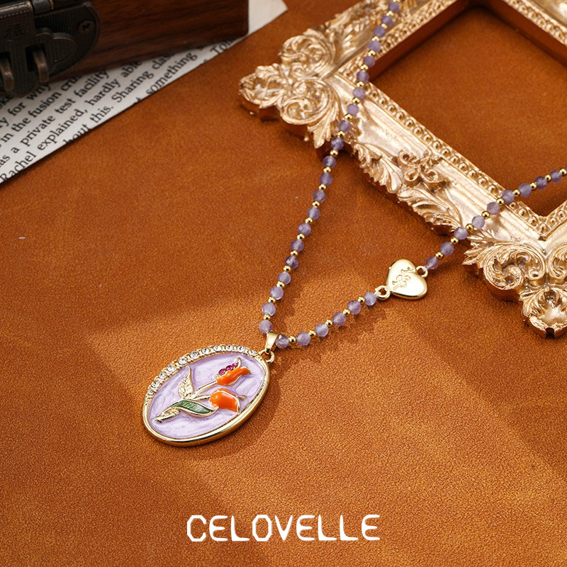 Sabine Nocturne Cat-Eye Pendant Necklace product image 5