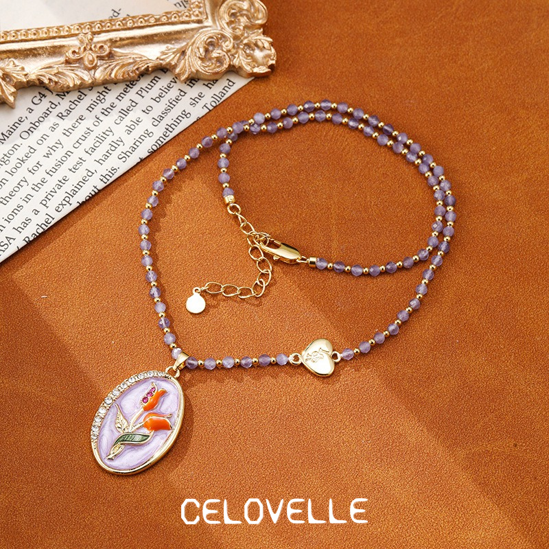 Sabine Nocturne Cat-Eye Pendant Necklace product image 6