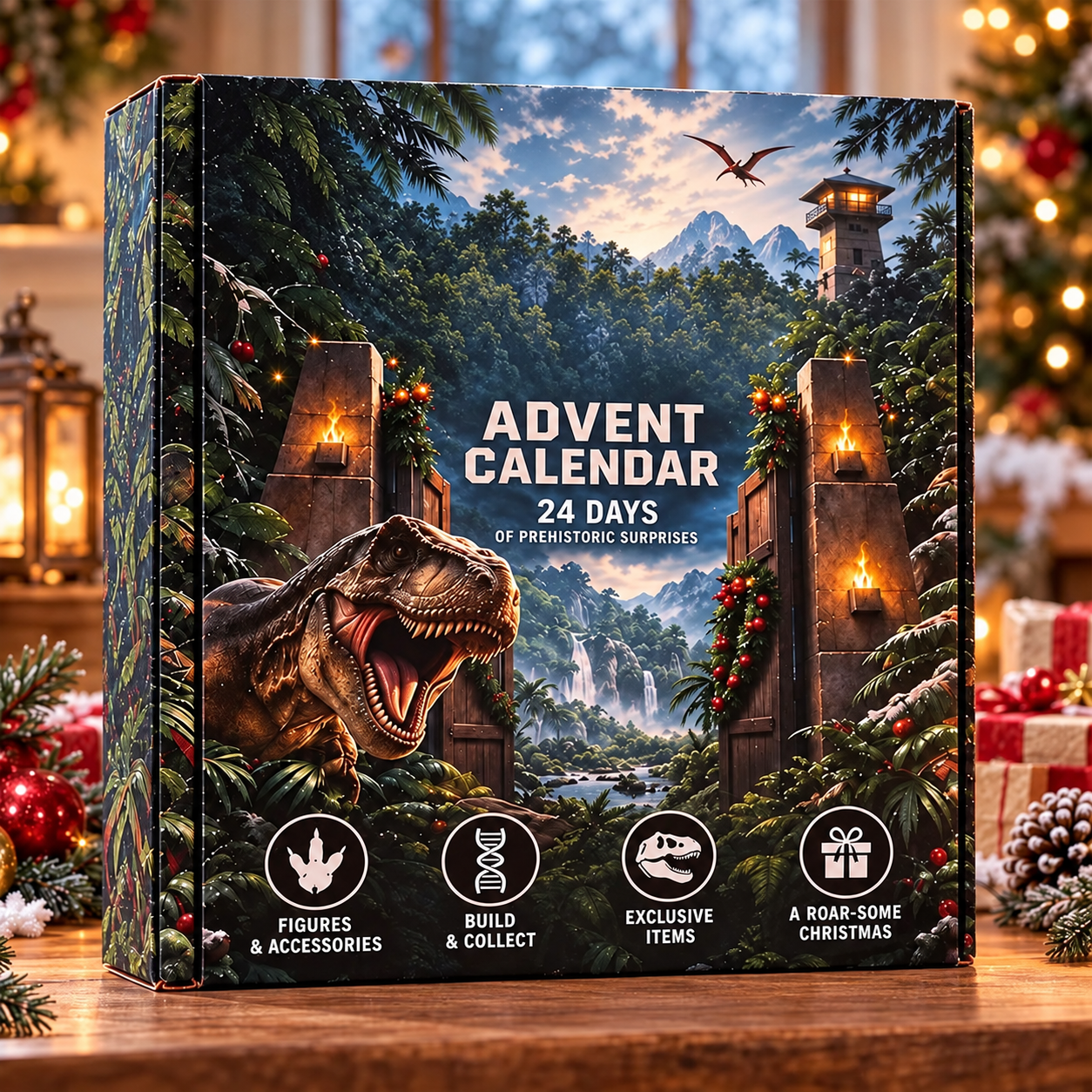 Prehistoric Dinosaur 24-Day Advent Calendar 2026 product view 2