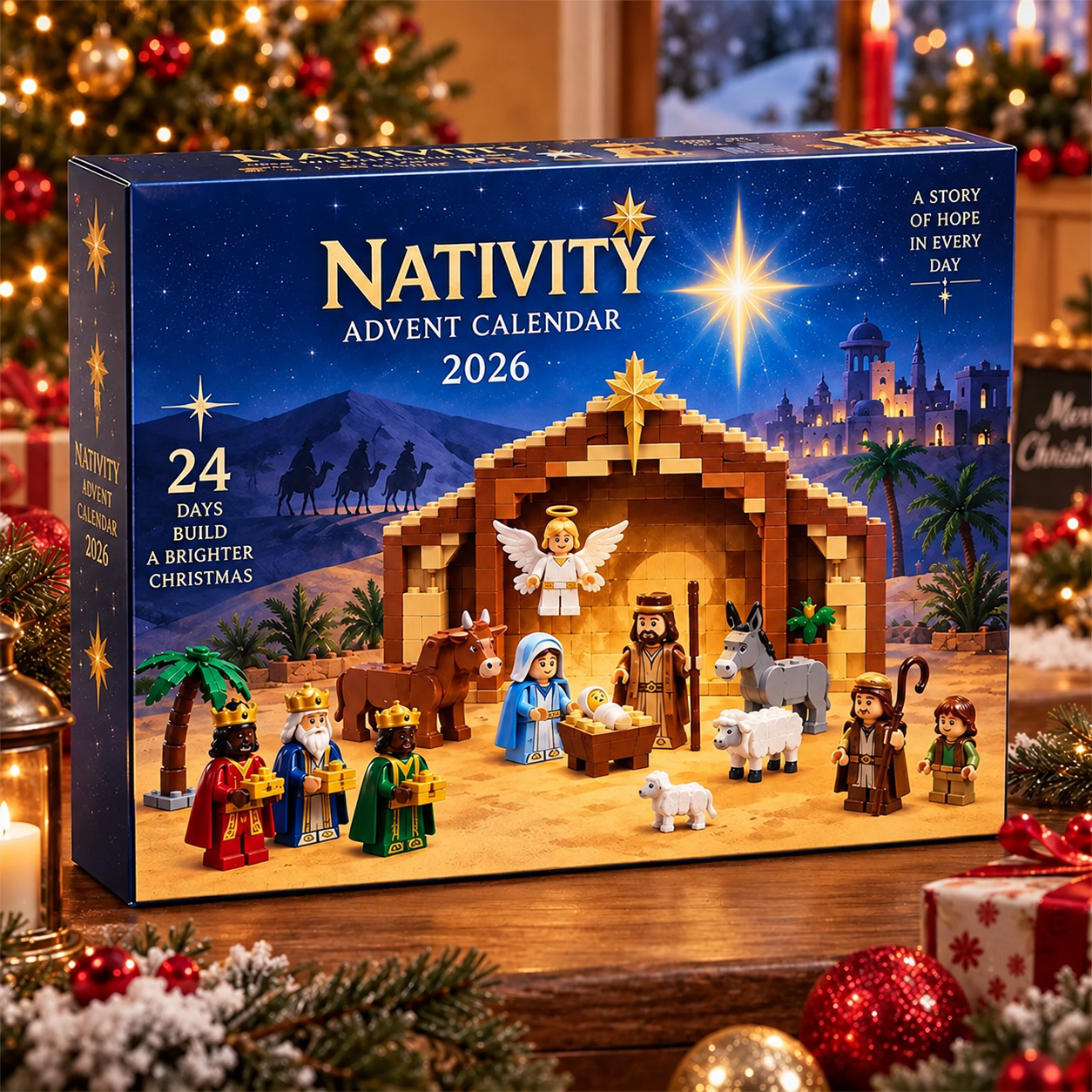 Buildable Nativity Scene Advent Calendar 2026 product view 1