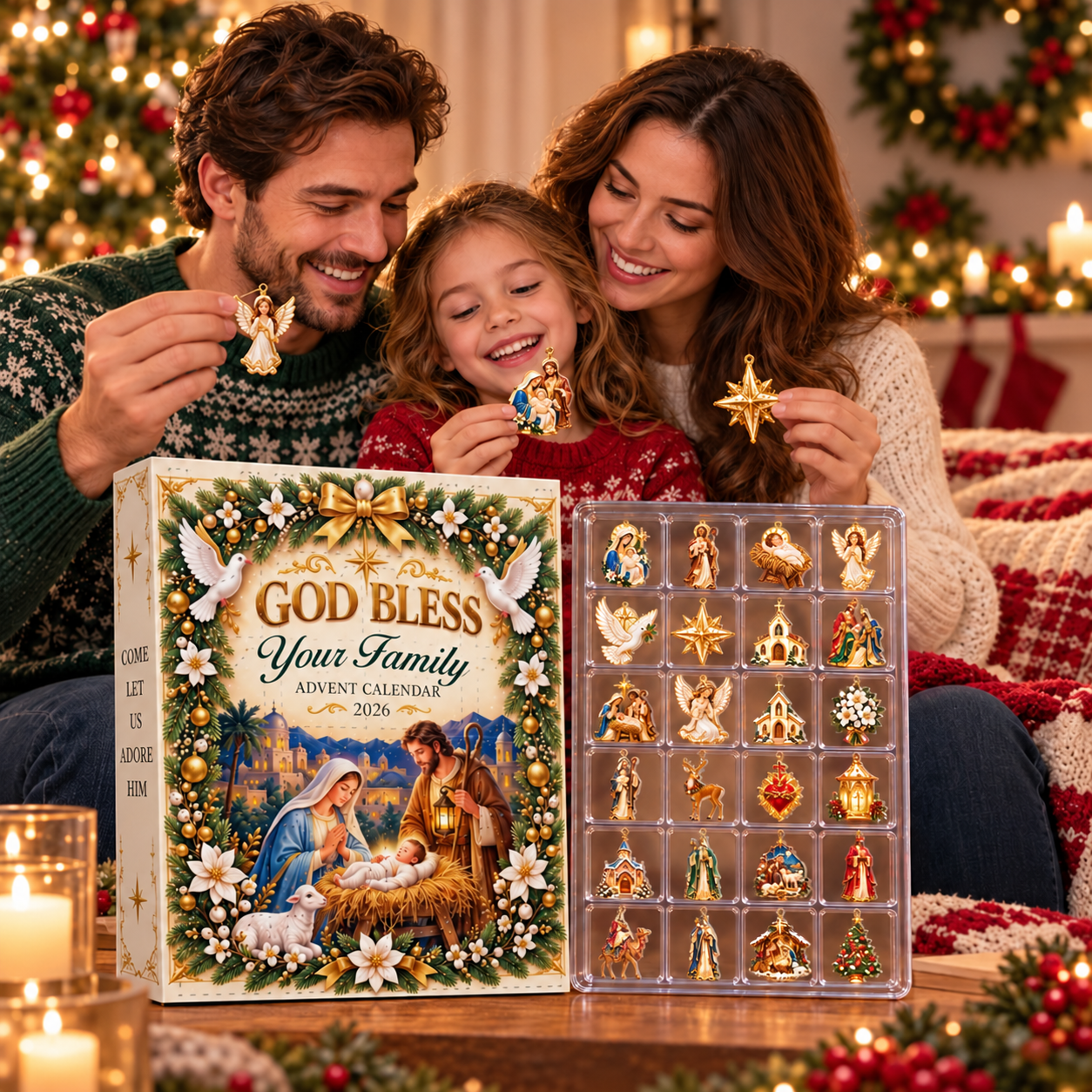 God Bless Your Family Christmas Advent Calendar 2026 view 5