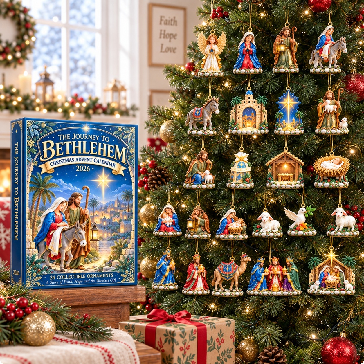 Journey to Bethlehem Ornament Advent Calendar 2026 view 1