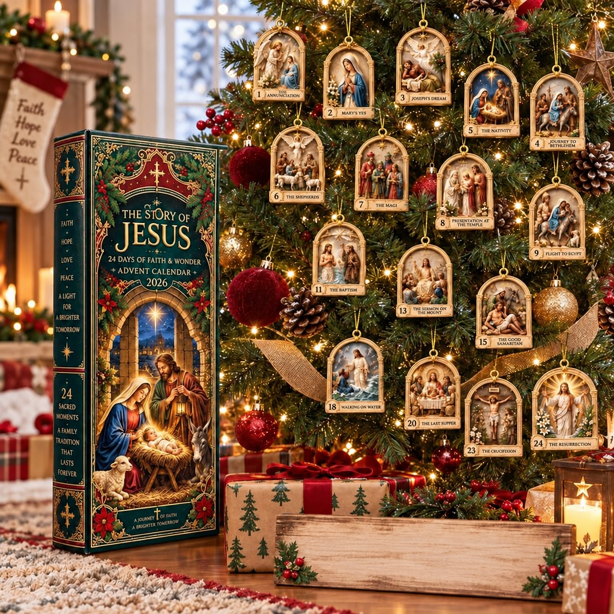 Story of Jesus Ornament Advent Calendar 2026 view 1