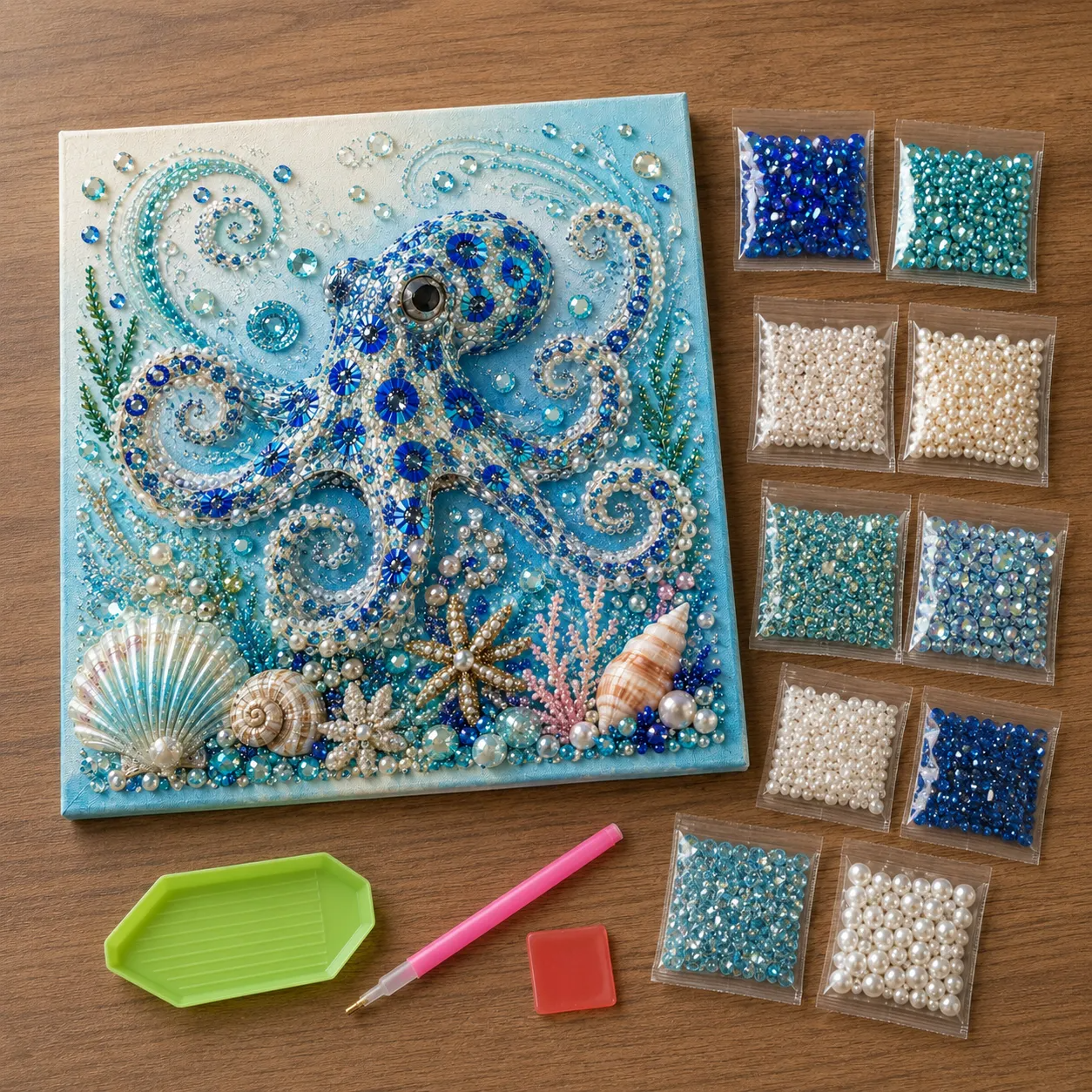 💎 Premium Quality, 60% OFF🌊✨ Ocean Theme Pearl Art DIY Kit