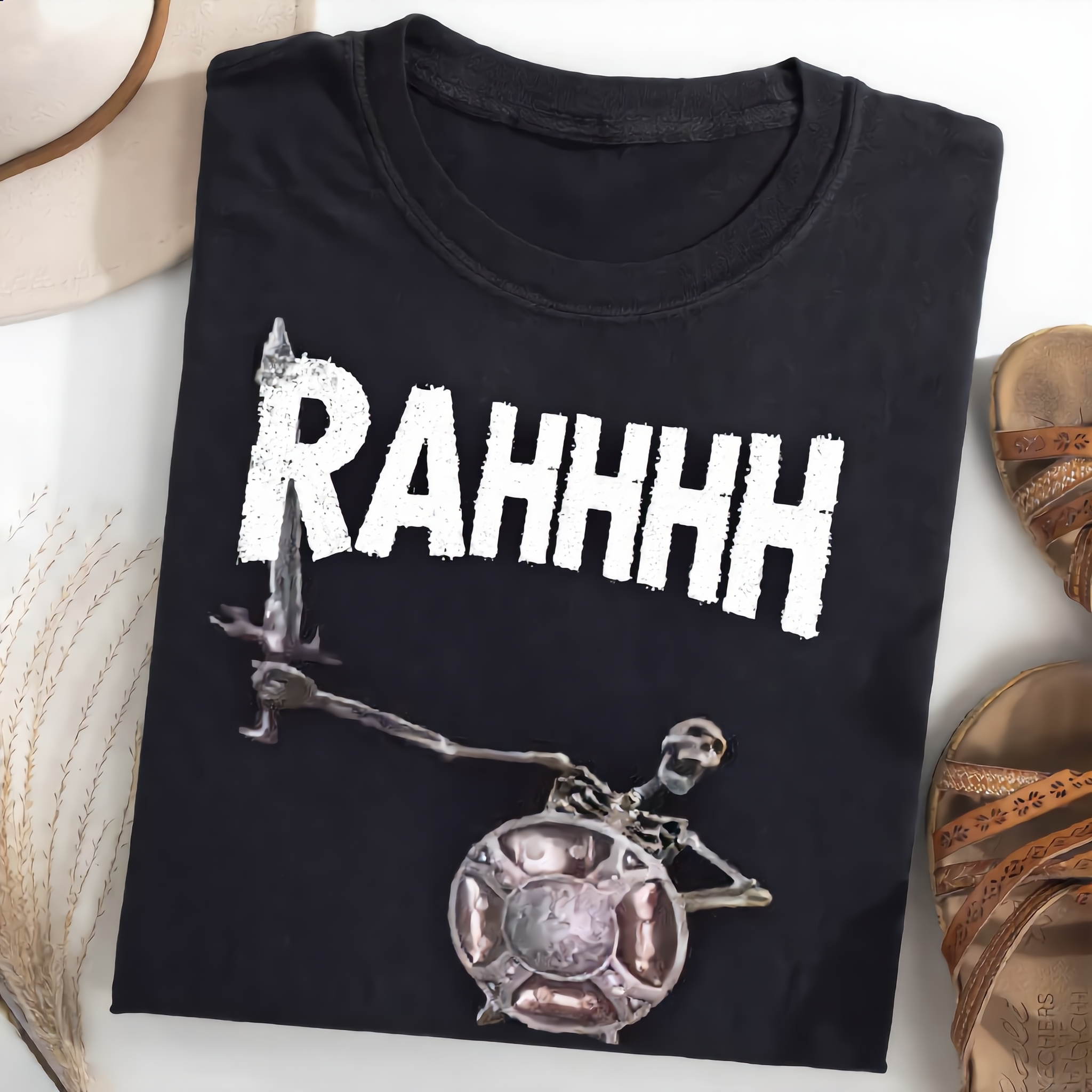 RAHHHH Skeleton Shield T-Shirt