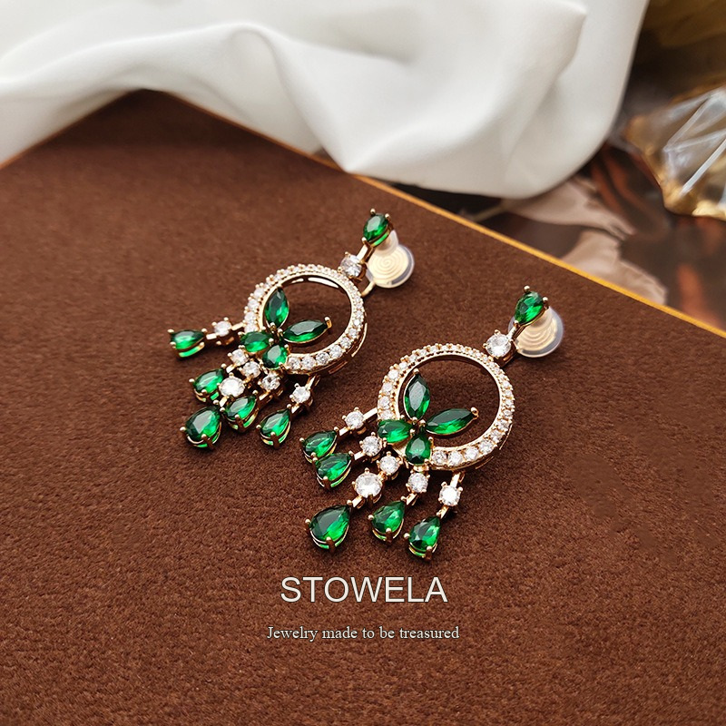 Aurelia Butterfly Tassel Clip-On Drop Earrings product image 6