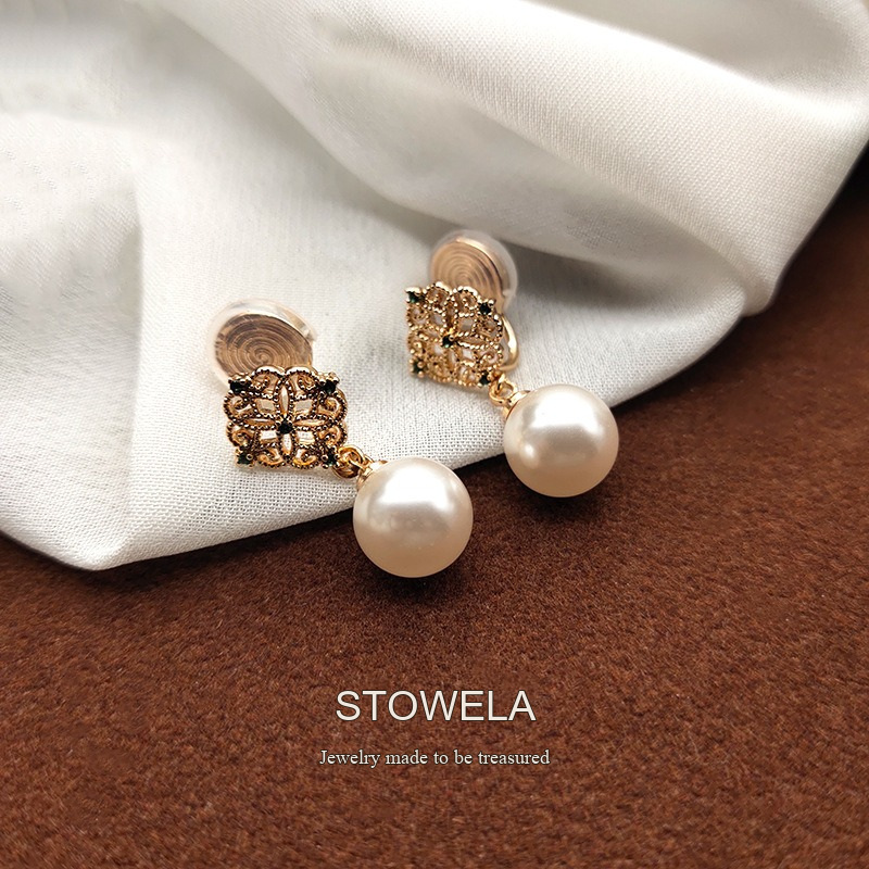 Amara Pearl Clip-On Earrings product image 6
