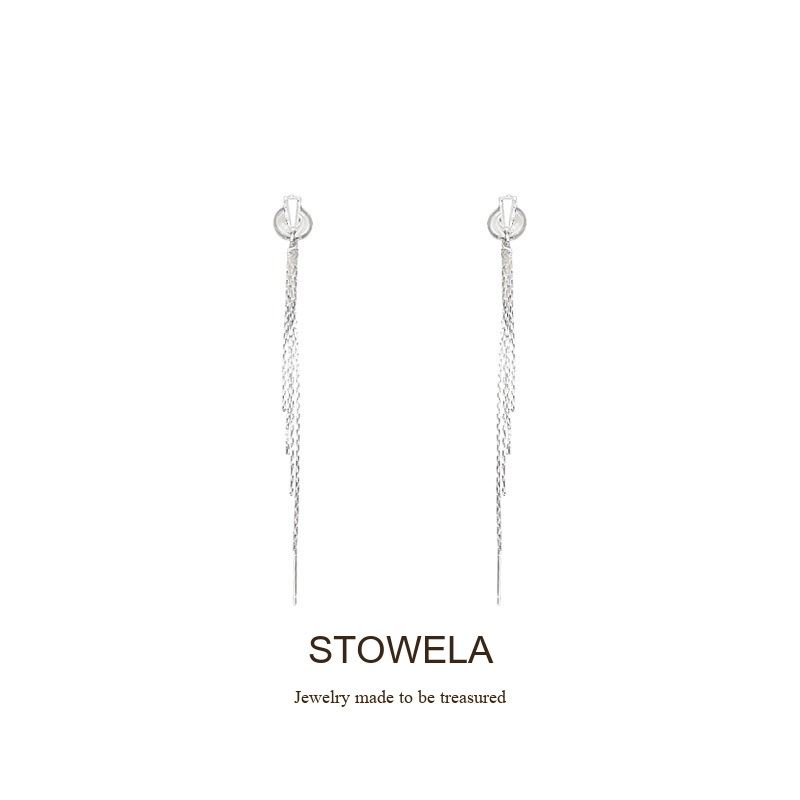 Amara Tassel Clip-On Drop Earrings product image 7