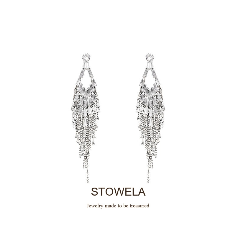 Noelle Tassel Clip-On Drop Earrings product image 7