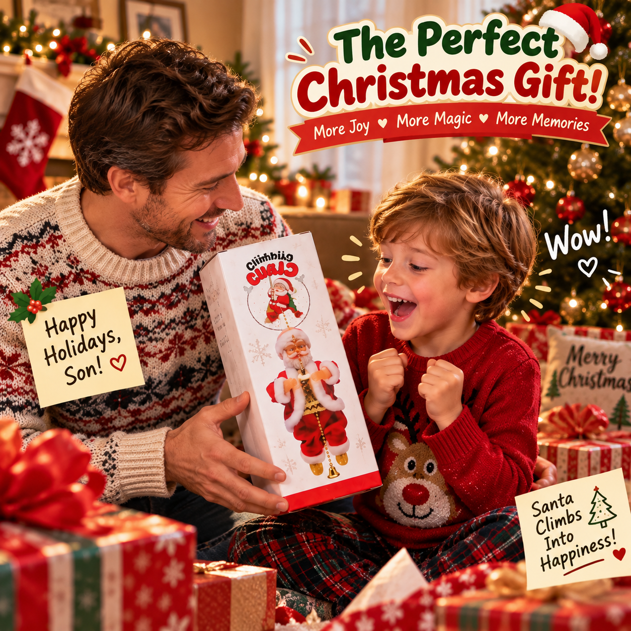 🎅 Early Bird 58% OFF – Climbing Santa That Really Climbs 🎄
