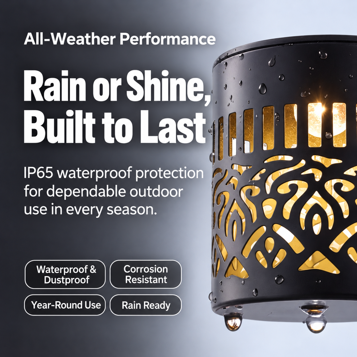 ✨ 50% OFF – Solar Mandala Garden Wall Light – Color-Changing Outdoor Glow