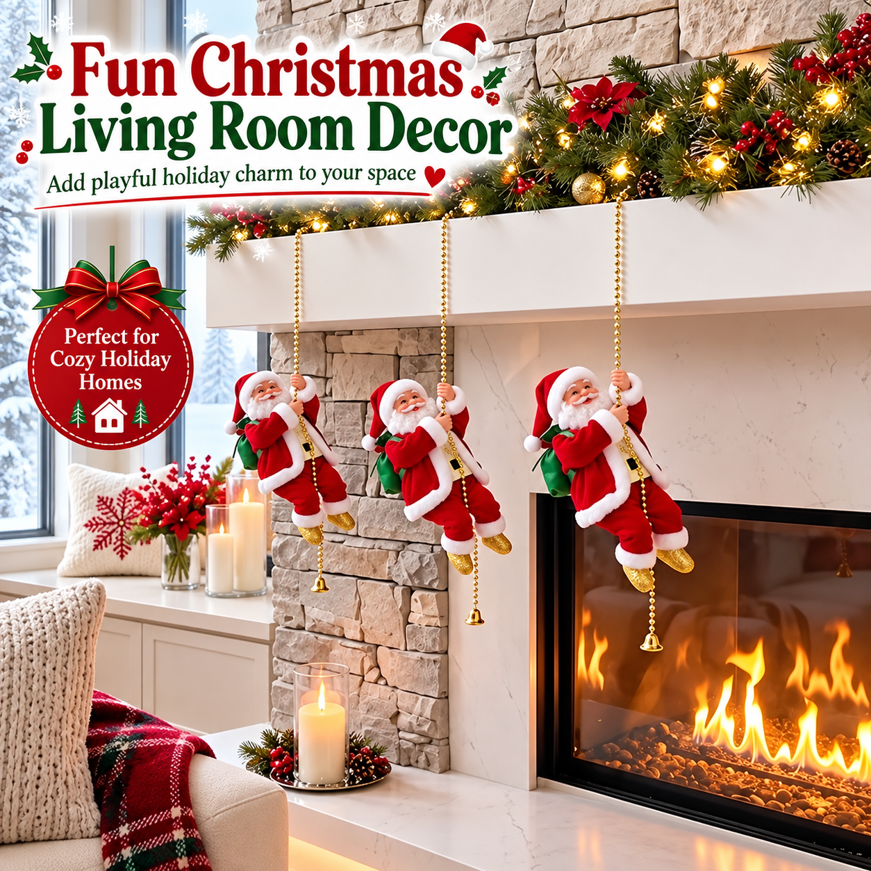 🎅 Early Bird 58% OFF – Climbing Santa That Really Climbs 🎄