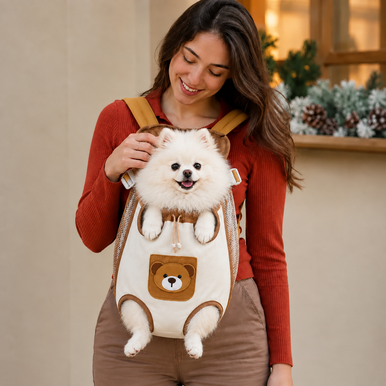 🐱 50% OFF – Hands-Free Breathable Cat Carrier Backpack 🎒