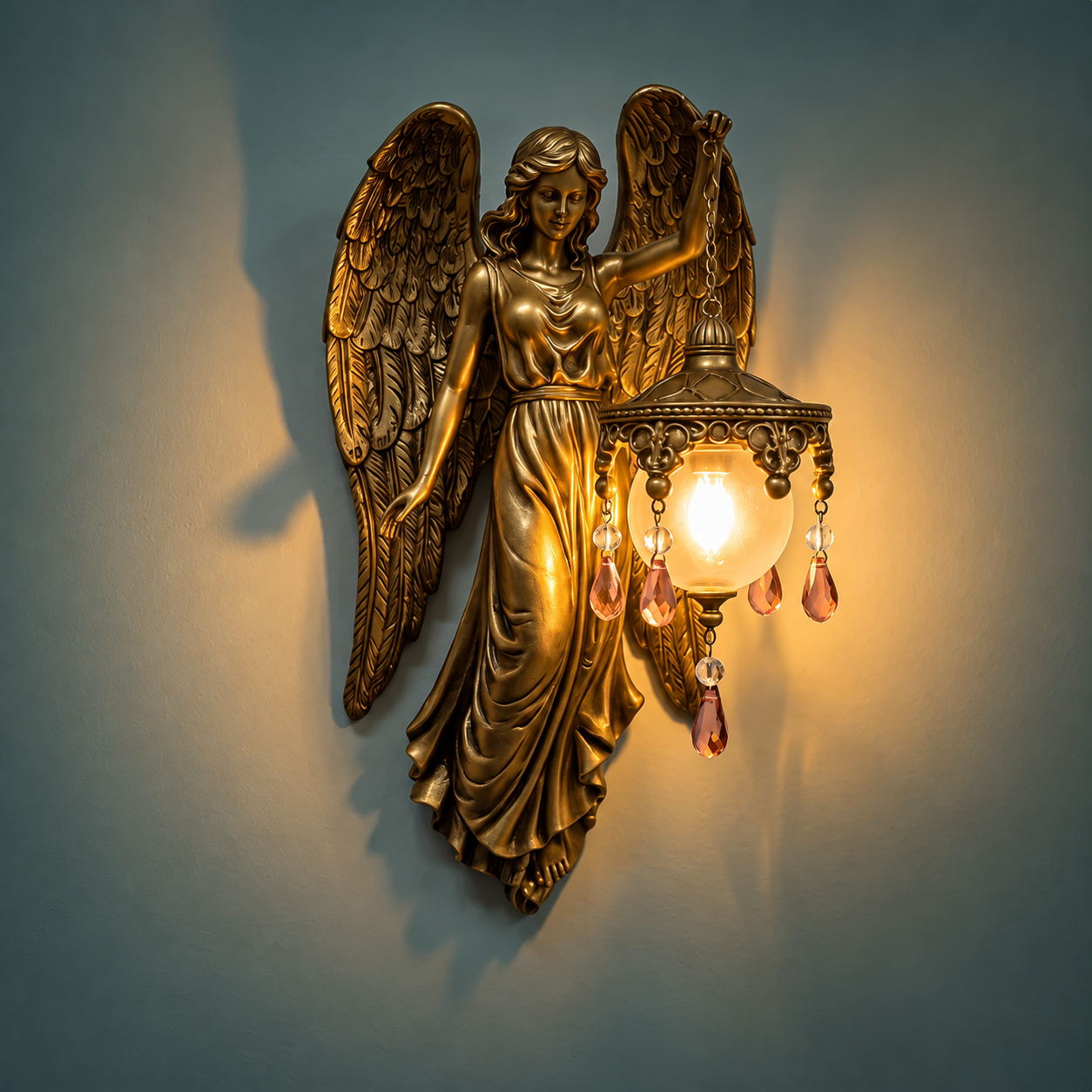 🧚 50% OFF – Enchanted Fairy Wall Light – Garden-Inspired Magical Décor ✨