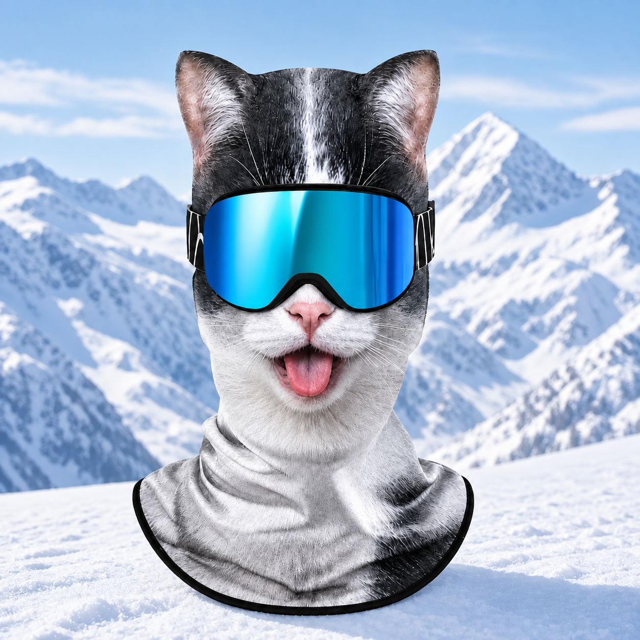 ❄️ 55% OFF – Funny Animal Face Ski Mask 🎿