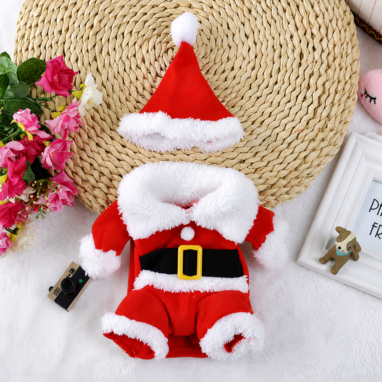 🎄 60% OFF Early Bird – Santa & Snowman Dog Christmas Costume 🐶
