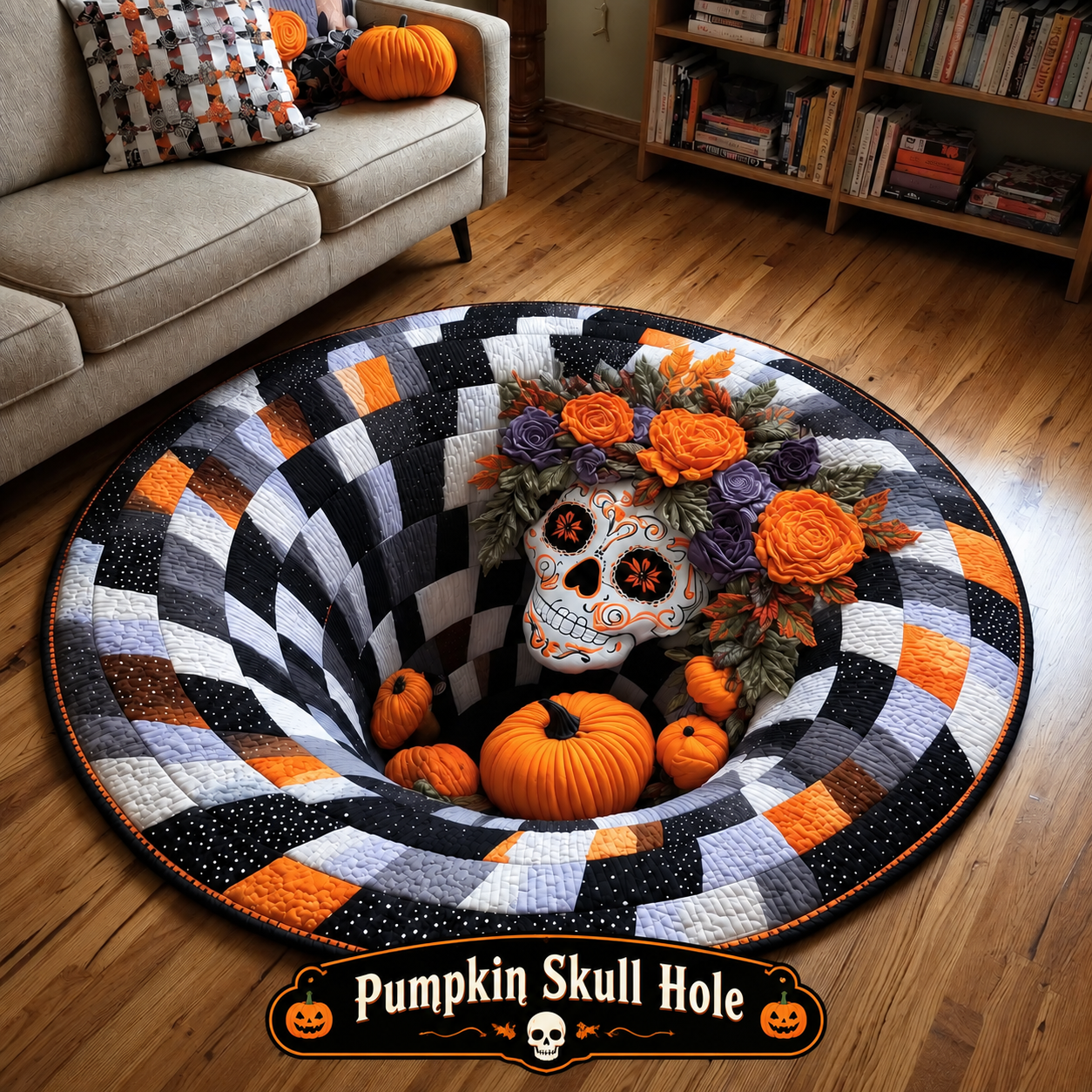 🎃 Last 3 Days – 60% OFF Halloween 3D Illusion Rugs 👻