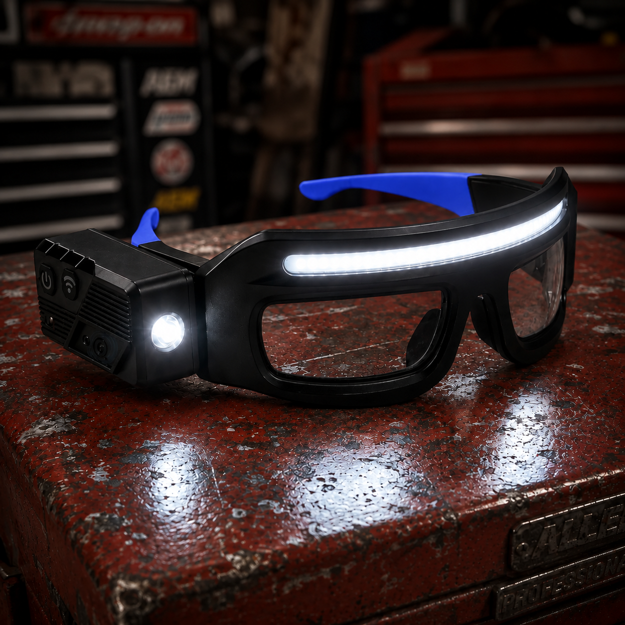 💡 50% OFF – Hands-Free LED Work Light Glasses with Motion Sensor 🔧