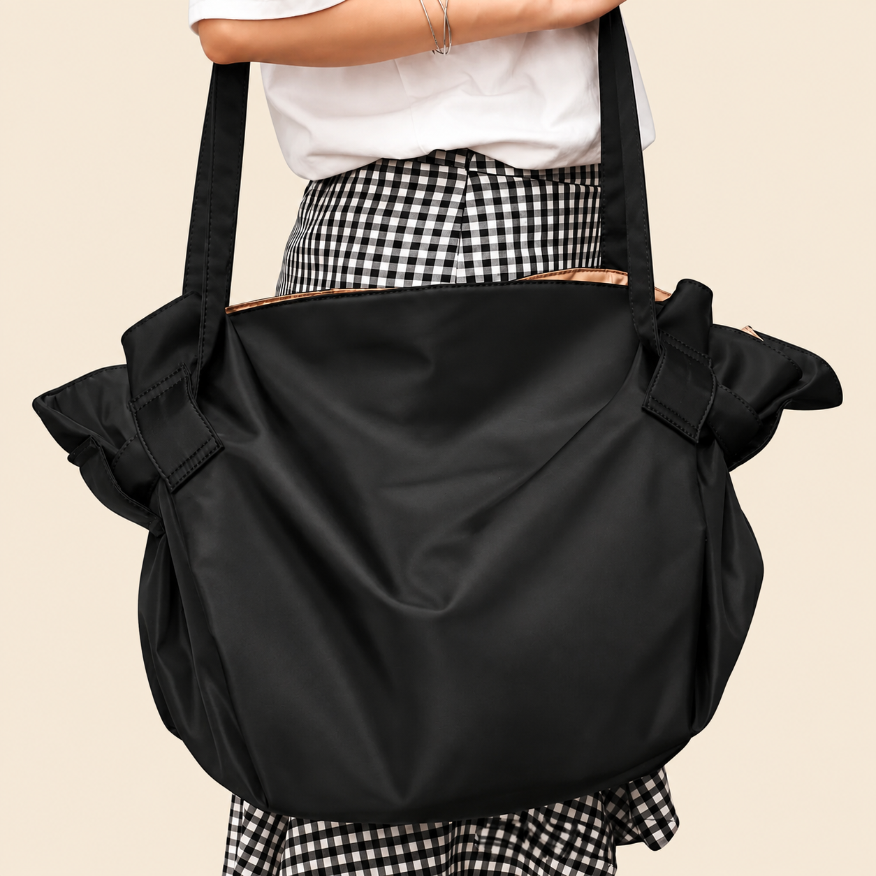 🔥 60% OFF – 2-in-1 Lay-Flat Large Capacity Tote Bag – Pack Everything in Seconds 👜