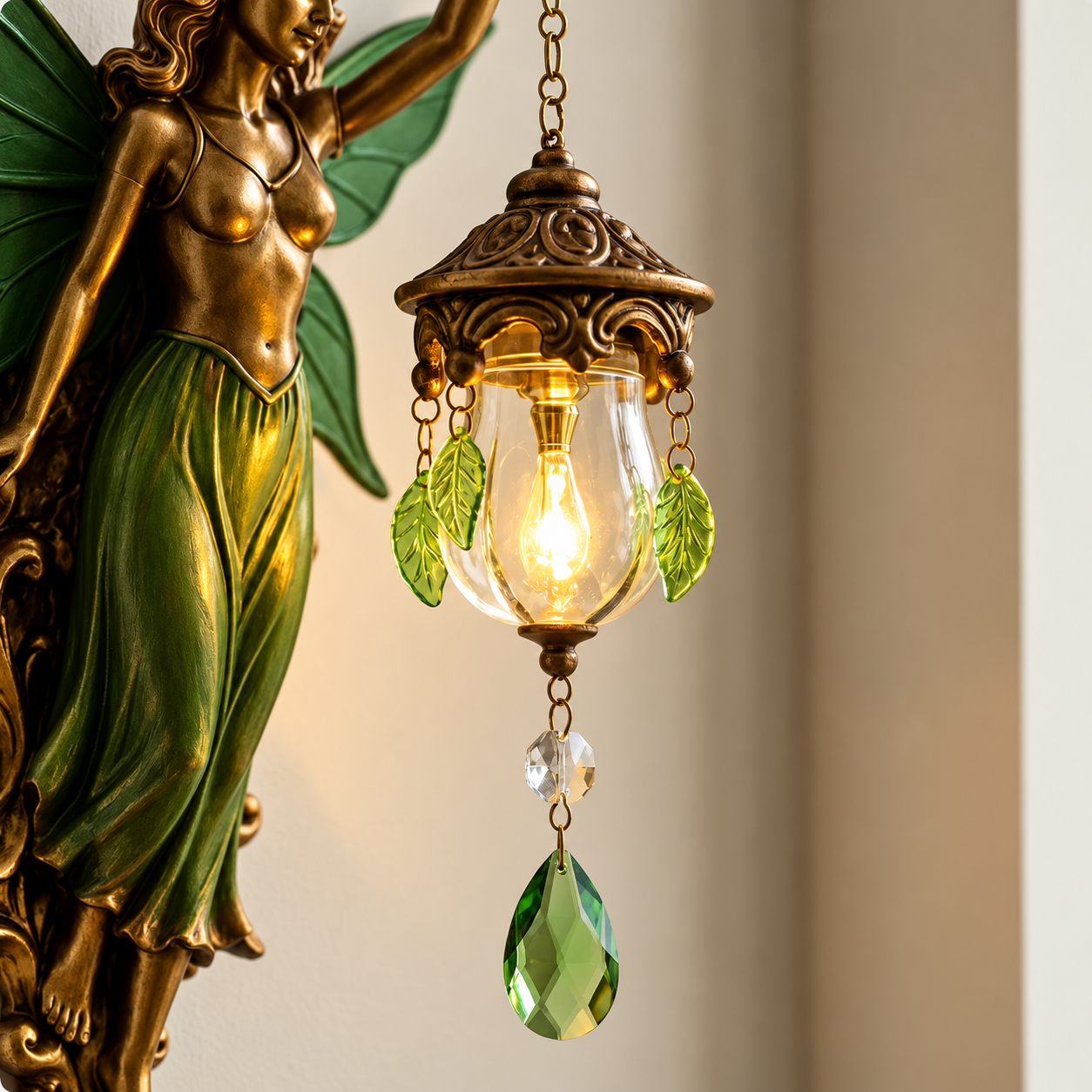 🧚 50% OFF – Enchanted Fairy Wall Light – Garden-Inspired Magical Décor ✨