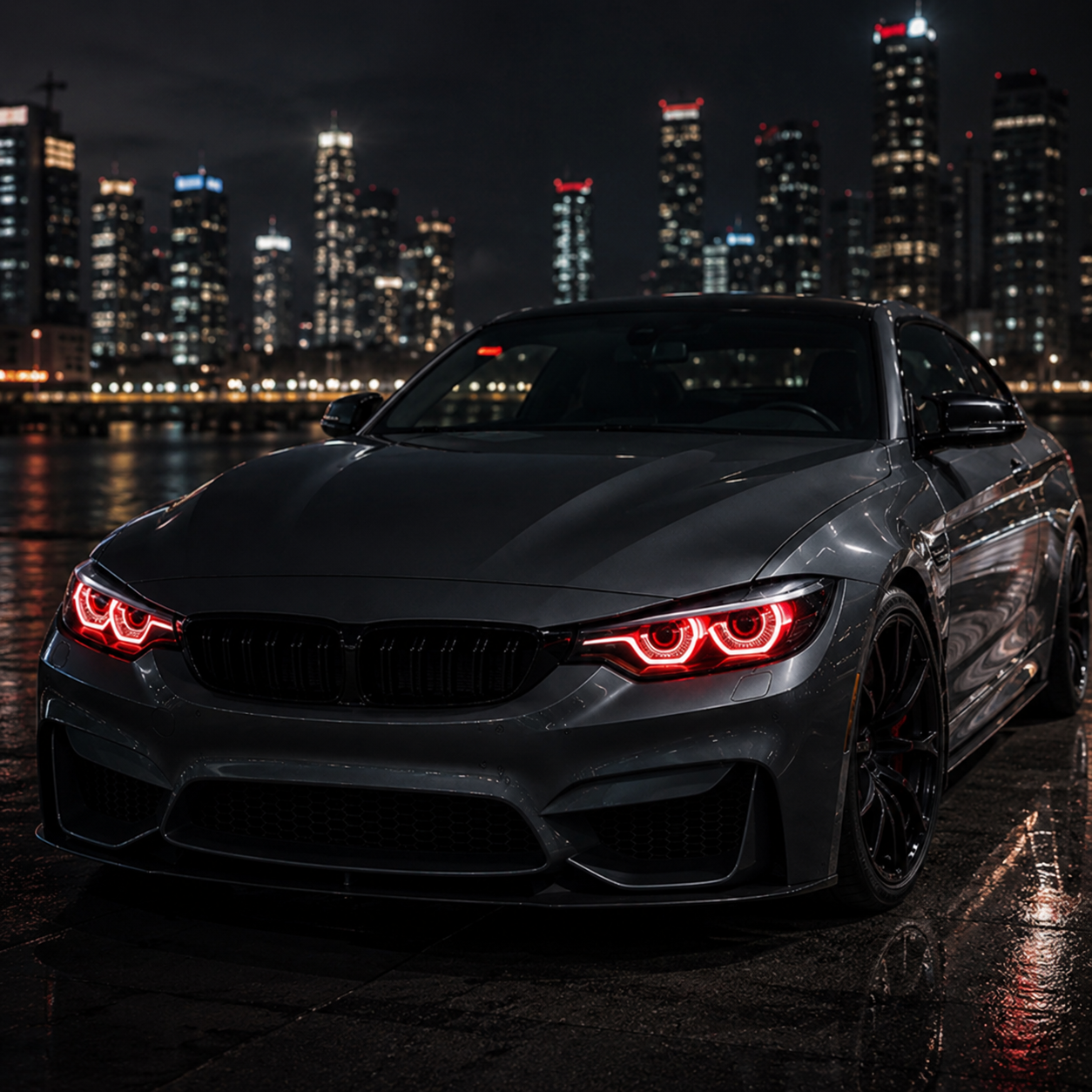 🔥 50% OFF – 3D RGB Headlight Eyes | Make Your Car Stand Out 🚗