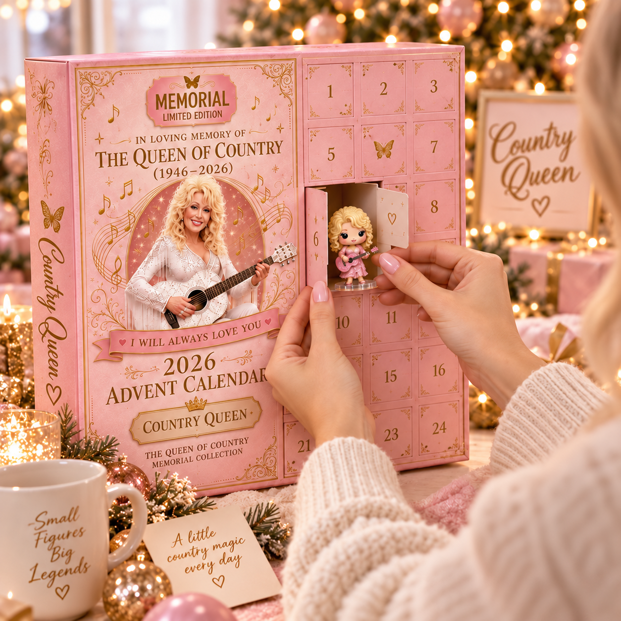 🎄 50% OFF – Country Queen 24-Day Collectible Advent Calendar