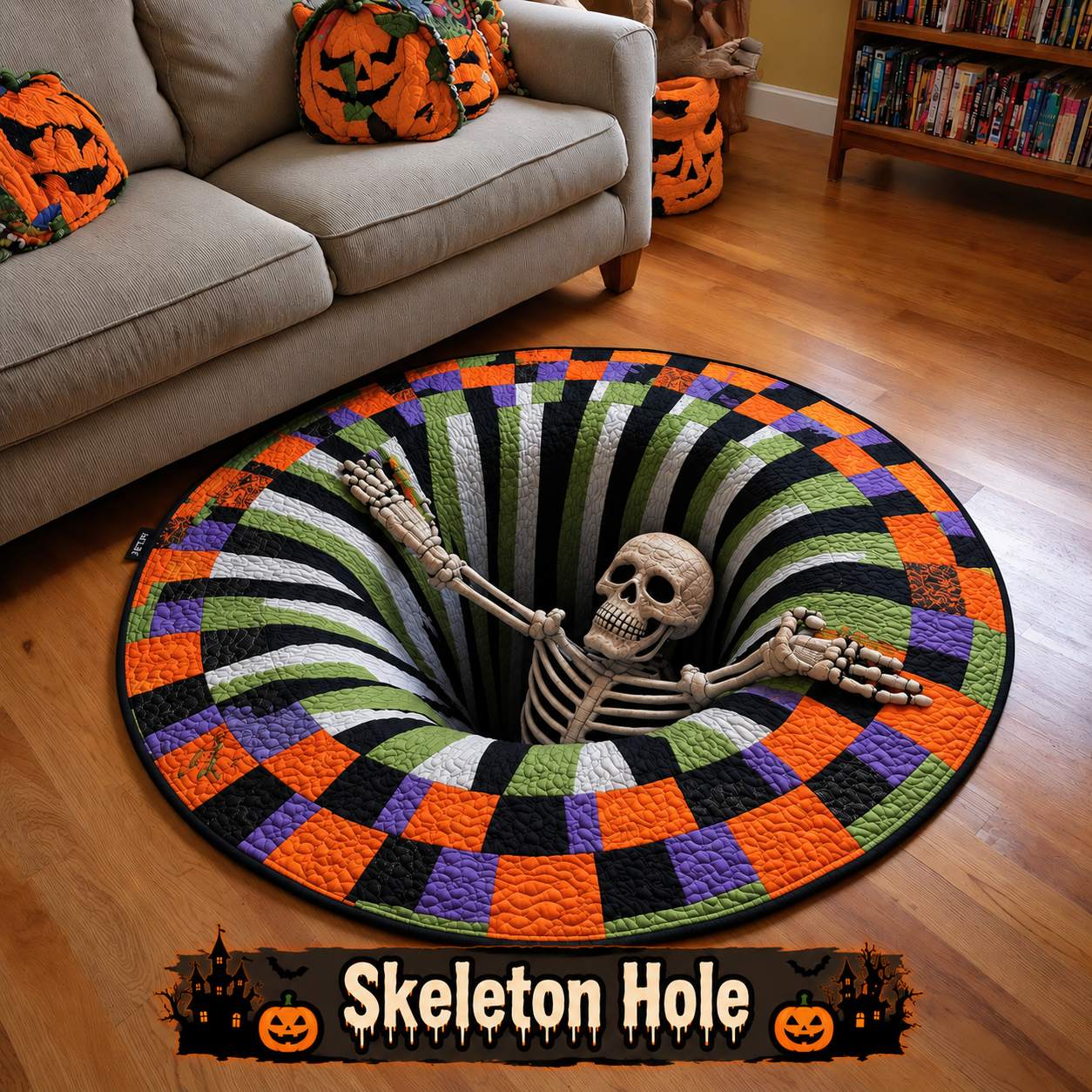 🎃 Last 3 Days – 60% OFF Halloween 3D Illusion Rugs 👻