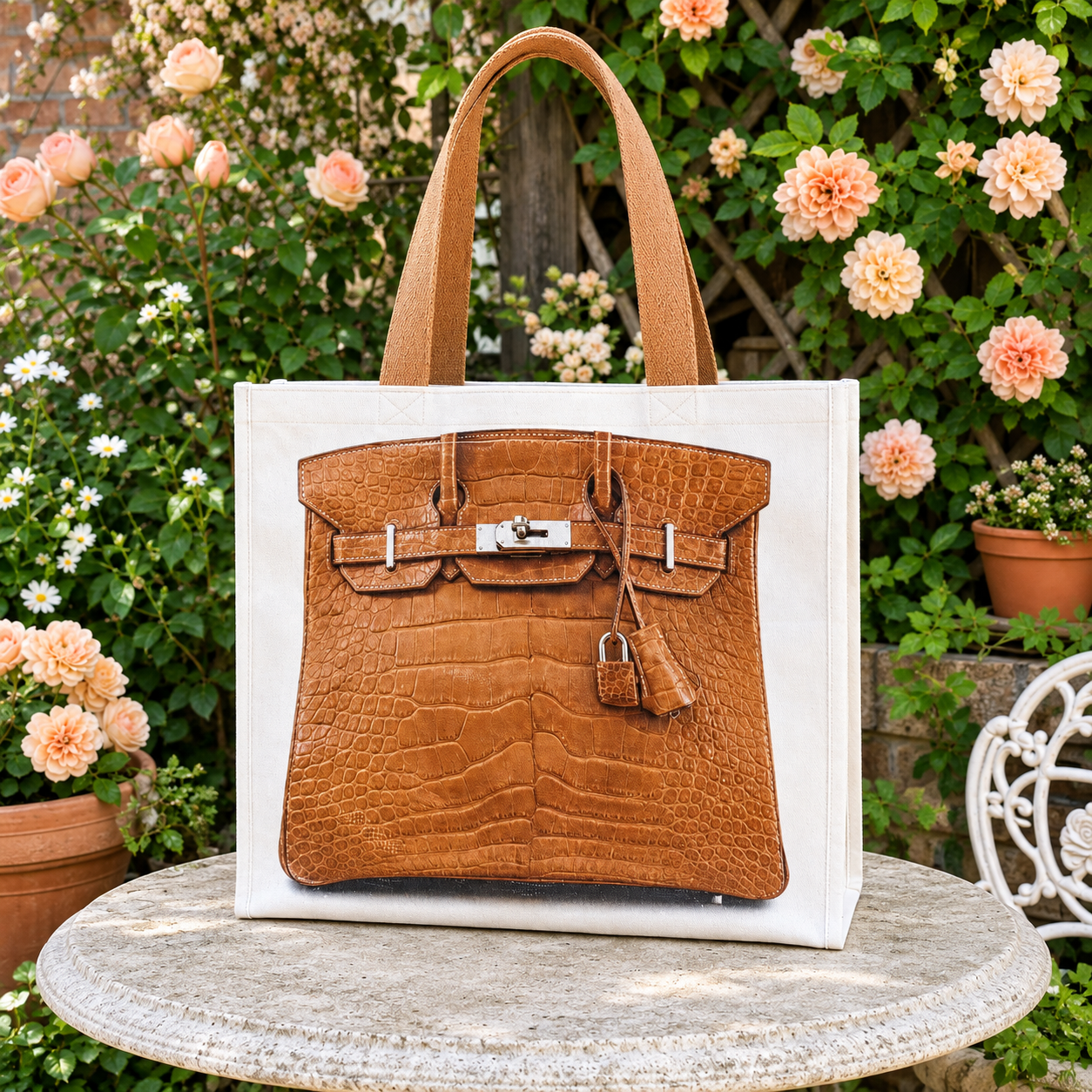 🔥 60% OFF – Fun Printed Tote Bag 👜 | Oversized & Easy-Clean