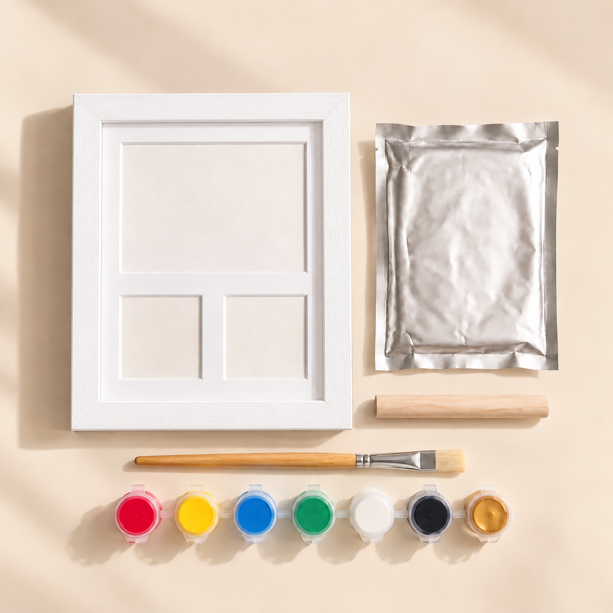 🐾 65% OFF – Pet Paw Print Keepsake Frame – DIY Memory Kit for Cats, Dogs & More ❤️
