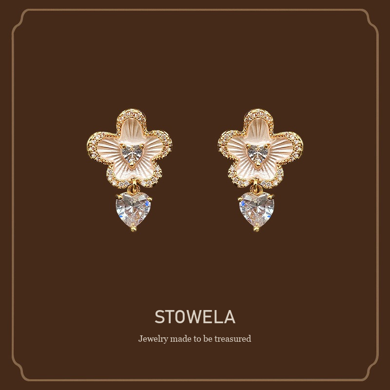 Vesper Floral Clip-On Earrings product image 1