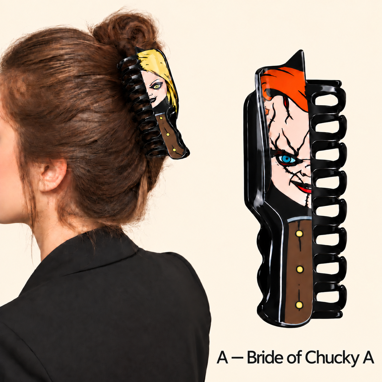 A Bride of Chucky A horror claw clip
