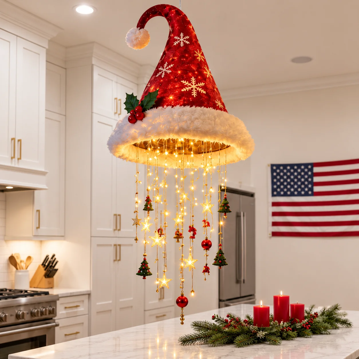 Customer photo of decorative Christmas lights in a festive setting