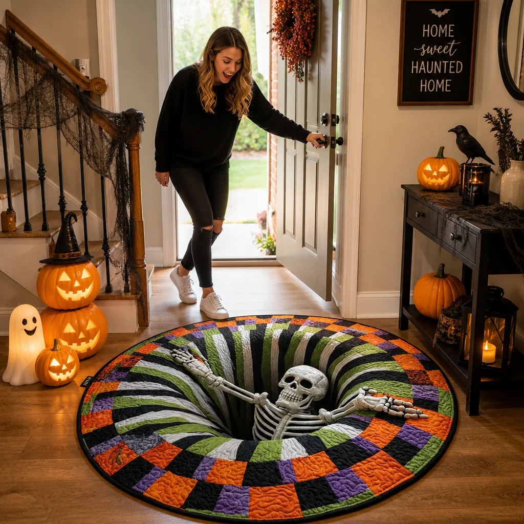 🎃 Last 3 Days – 60% OFF Halloween 3D Illusion Rugs 👻
