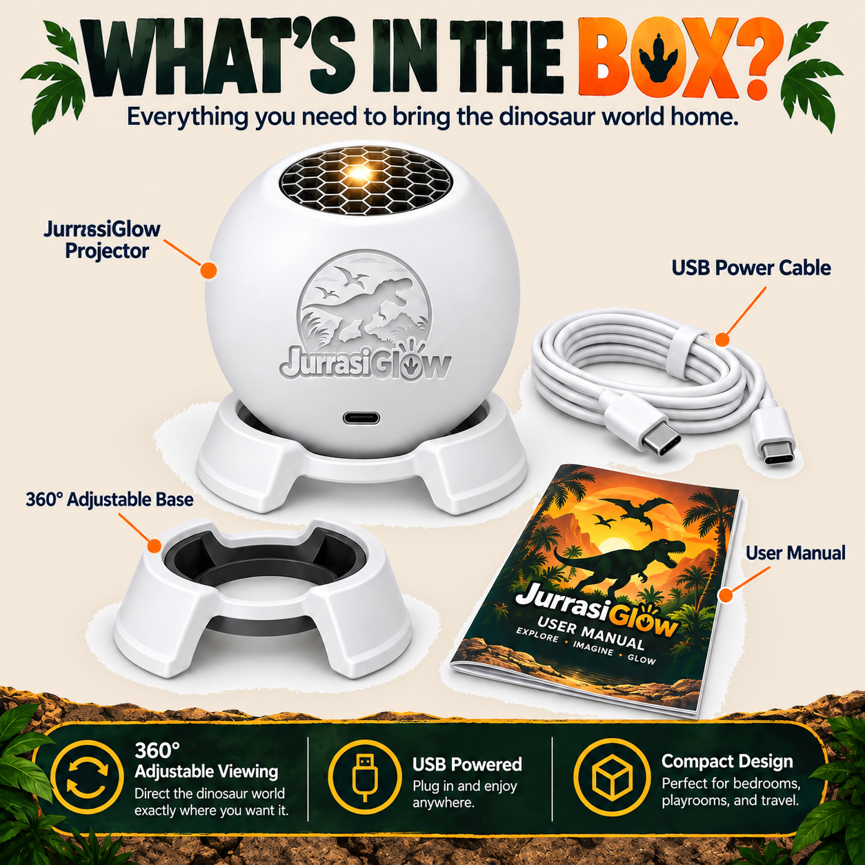 Dinosaur Projection Light product view 2