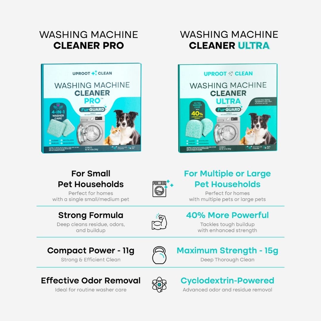 Pro and Ultra washer cleaner comparison