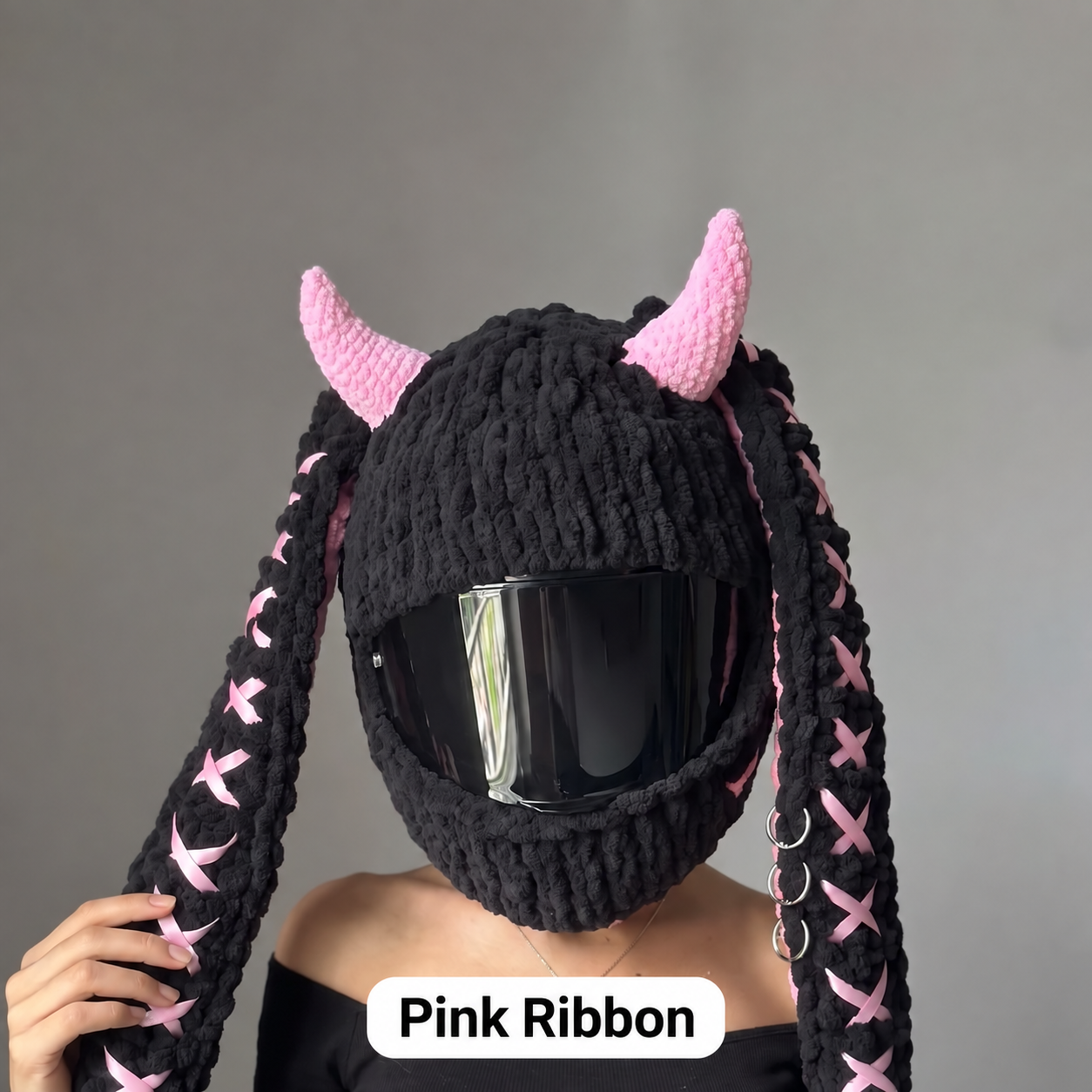 Pink Ribbon helmet cover